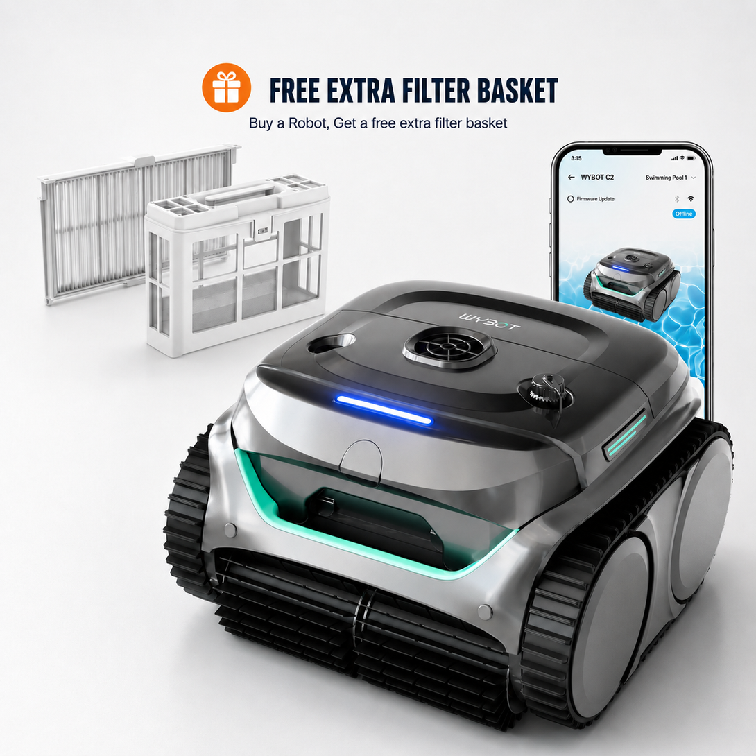 (2026 Upgrade) WYBOT C2 Cordless Robotic Pool Cleaner